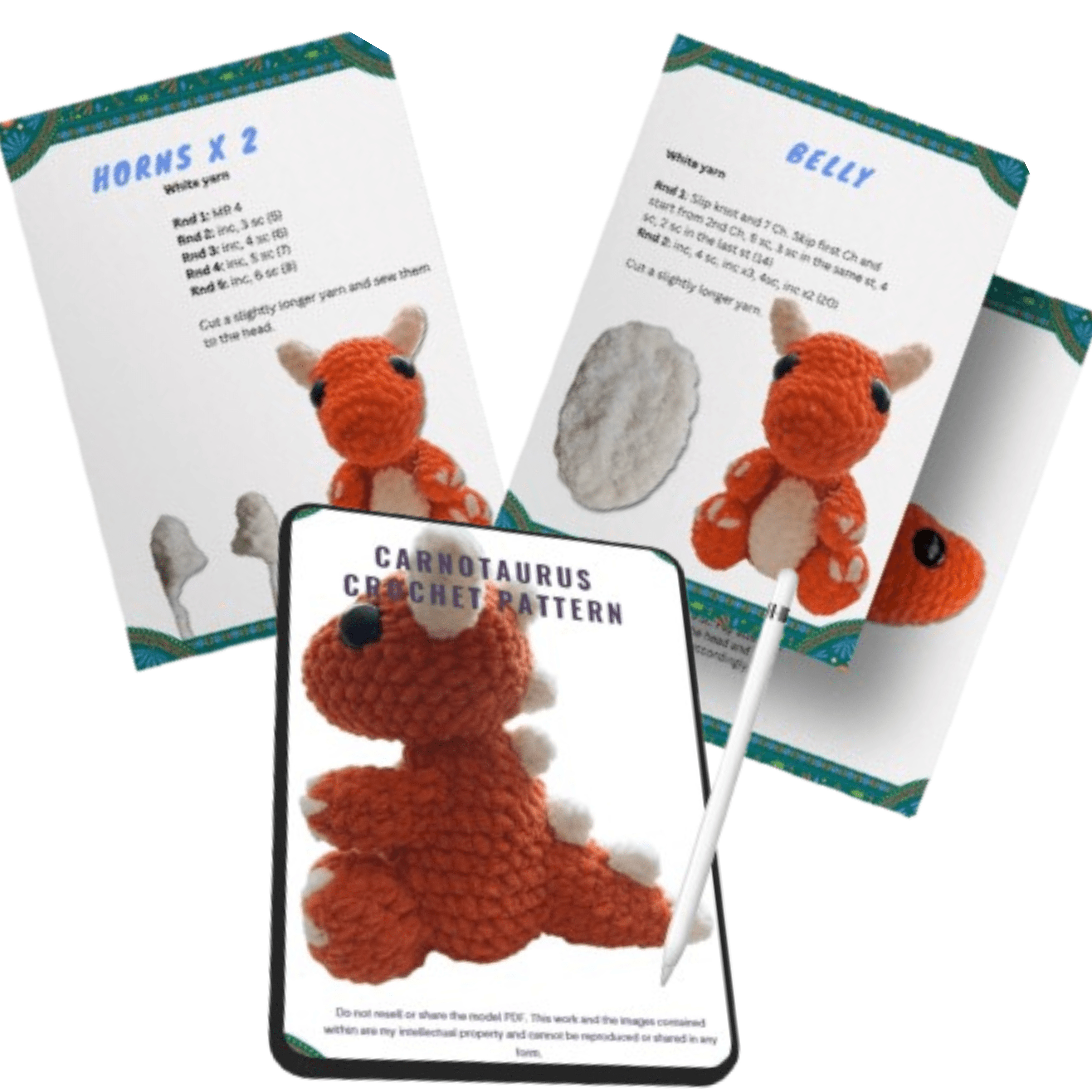Dinosaur Fantasy Pattern Bundle
