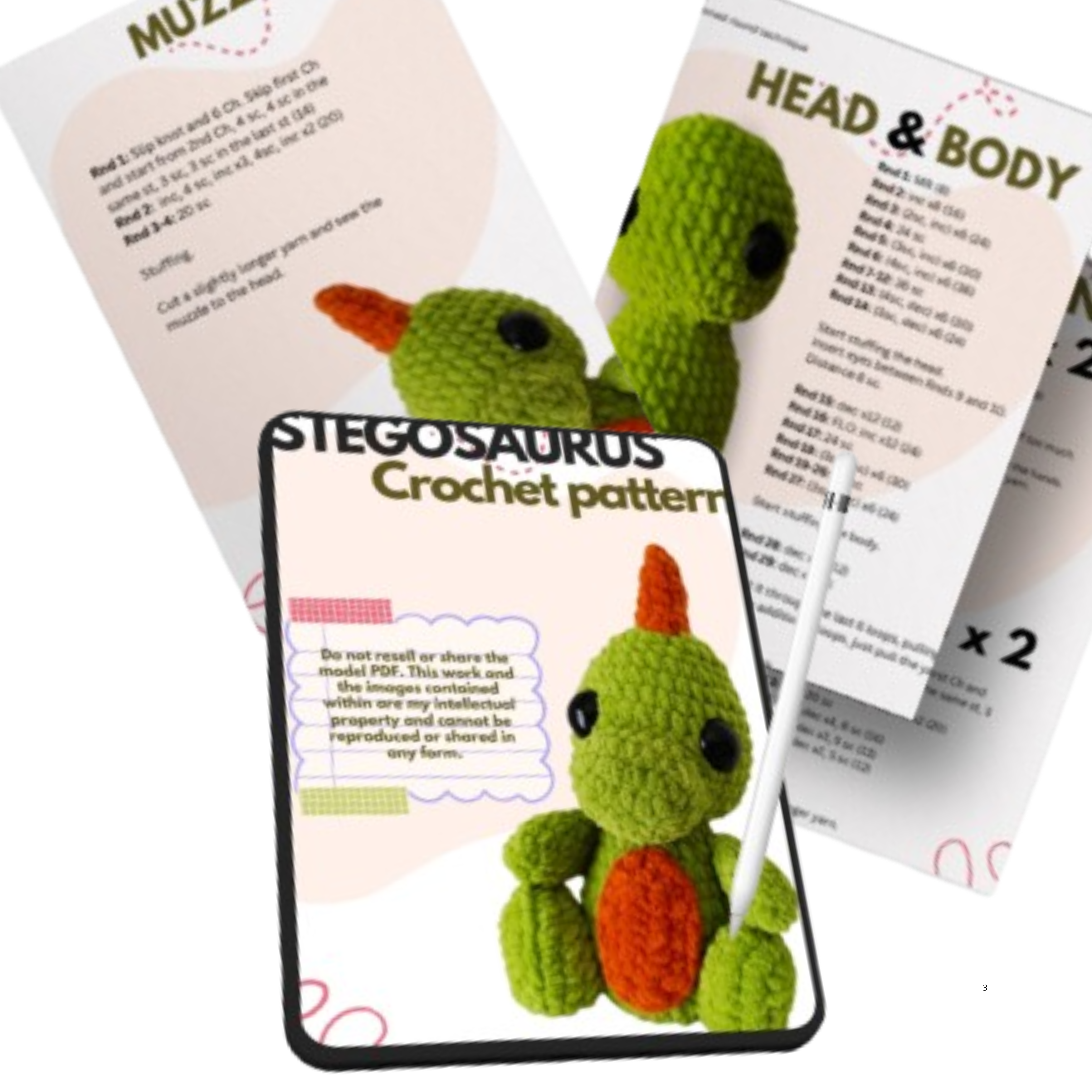 Dinosaur Fantasy Pattern Bundle